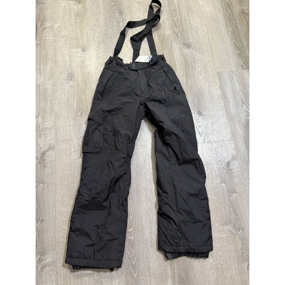 Sport Essentials Junior 16 Kids Suspender (detachable) Snow Pants Black EUC